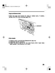 Honda HS760 HS970 Snow Blower Owners Manual page 32