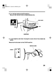 Honda HS760 HS970 Snow Blower Owners Manual page 34