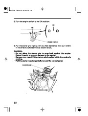 Honda HS760 HS970 Snow Blower Owners Manual page 35