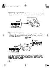 Honda HS760 HS970 Snow Blower Owners Manual page 43