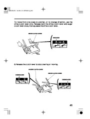 Honda HS760 HS970 Snow Blower Owners Manual page 44