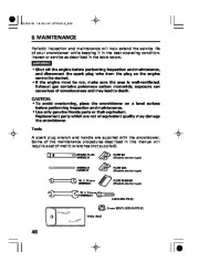 Honda HS760 HS970 Snow Blower Owners Manual page 49