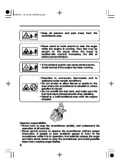 Honda HS760 HS970 Snow Blower Owners Manual page 7