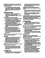 MTD H K Style Snow Blower Owners Manual page 11