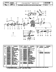 Poulan Pro 295 Chainsaw Parts List page 1