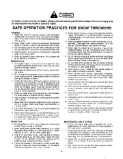MTD Yard Man 31340-8 31353-8 31383-8 Snow Blower Owners Manual page 3