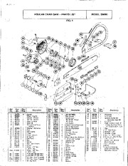 Poulan S6000 Chainsaw Parts List page 1