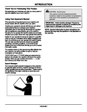 John Deere 141984 I9 42-Inch Snow Blower Owners Manual page 2