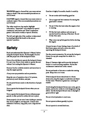 Toro 53047 BP 6900 Back Pack Blower Owners Manual, 1998 page 4