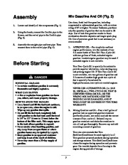 Toro 53047 BP 6900 Back Pack Blower Owners Manual, 1998 page 5