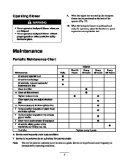 Toro 53047 BP 6900 Back Pack Blower Owners Manual, 1998 page 7