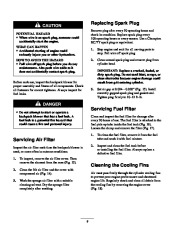 Toro 53047 BP 6900 Back Pack Blower Owners Manual, 1998 page 8