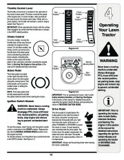 MTD Yard Man 604 Transmatic Tractor Lawn Mower Owners Manual page 13