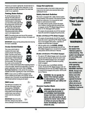 MTD Yard Man 604 Transmatic Tractor Lawn Mower Owners Manual page 15