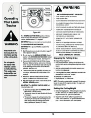 MTD Yard Man 604 Transmatic Tractor Lawn Mower Owners Manual page 16