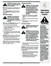 MTD Yard Man 604 Transmatic Tractor Lawn Mower Owners Manual page 17