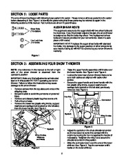 MTD E663G Snow Blower Owners Manual page 5