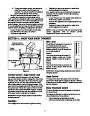 MTD E663G Snow Blower Owners Manual page 7