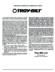 MTD Troy-Bilt TB190BV Electric Blower Vacuum Owners Manual page 20