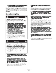 Toro 38547, 38560 and 38592 Toro 924 Power Shift Snowthrower Owners Manual, 2002 page 17