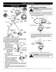 MTD Troy-Bilt TB525ET Trimmer Lawn Mower Owners Manual page 4