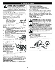MTD Troy-Bilt TB525ET Trimmer Lawn Mower Owners Manual page 5