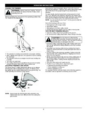 MTD Troy-Bilt TB525ET Trimmer Lawn Mower Owners Manual page 8