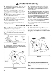 Toro 51571 Yard Blower Vac Owners Manual, 1994 page 2