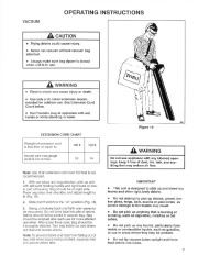 Toro 51571 Yard Blower Vac Owners Manual, 1994 page 7