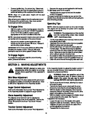 MTD Cub Cadet 826 4×4 Snow Blower Owners Manual page 10