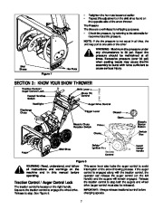 MTD Cub Cadet 826 4×4 Snow Blower Owners Manual page 7