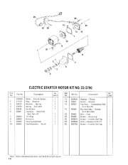 Toro 38054 521 Snowthrower Parts Catalog, 1991 page 14