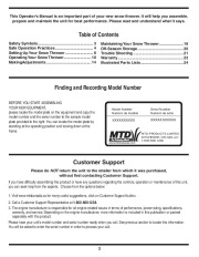 MTD Gold 769-04179 Snow Blower Owners Manual page 2