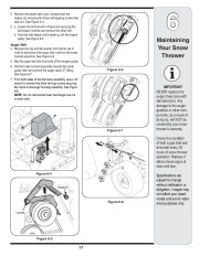 MTD White Outdoor 28 30 33 45 Two Stage Snow Blower Owners Manual page 17