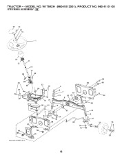 2010 Weed Eater 96041012001 Lawn Tractor Parts Manual, 2010 page 12