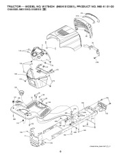 2010 Weed Eater 96041012001 Lawn Tractor Parts Manual, 2010 page 6