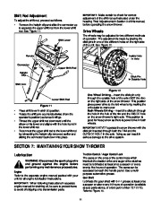 MTD White Outdoor Snow Boss 550 H623D 750 H633E Snow Blower Owners Manual page 11