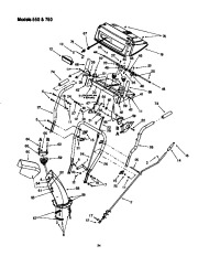 MTD White Outdoor Snow Boss 550 H623D 750 H633E Snow Blower Owners Manual page 24