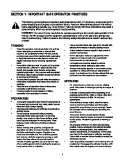 MTD White Outdoor Snow Boss 550 H623D 750 H633E Snow Blower Owners Manual page 3