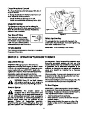 MTD White Outdoor Snow Boss 550 H623D 750 H633E Snow Blower Owners Manual page 8