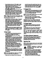 MTD White Outdoor Snow Boss 550 H623D 750 H633E Snow Blower Owners Manual page 9