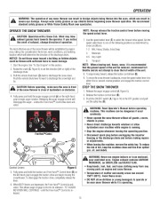 Murray Walk Behind 1695720 14.5TP 29-Inch Dual Stage Snow Blower Owners Manual page 13