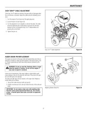 Murray Walk Behind 1695720 14.5TP 29-Inch Dual Stage Snow Blower Owners Manual page 27