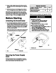 Toro 38025 1800 Power Curve Snowthrower Owners Manual, 2001, 2002 page 7