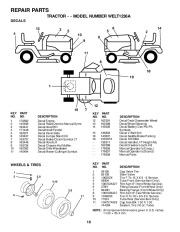 2010 Weed Eater WELT1236A Lawn Tractor Repair Manual, 2010 page 18
