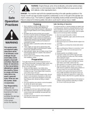 MTD 2N1 2P5 Single Stage Snow Blower Owners Manual page 4