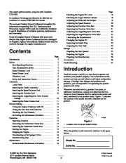Toro 38053 824 Power Throw Snowthrower Owners Manual, 2002 page 2