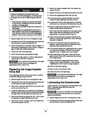 Toro 38053 824 Power Throw Snowthrower Owners Manual, 2002 page 23