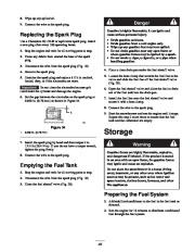 Toro 38053 824 Power Throw Snowthrower Owners Manual, 2002 page 25