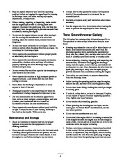 Toro 38053 824 Power Throw Snowthrower Owners Manual, 2002 page 4